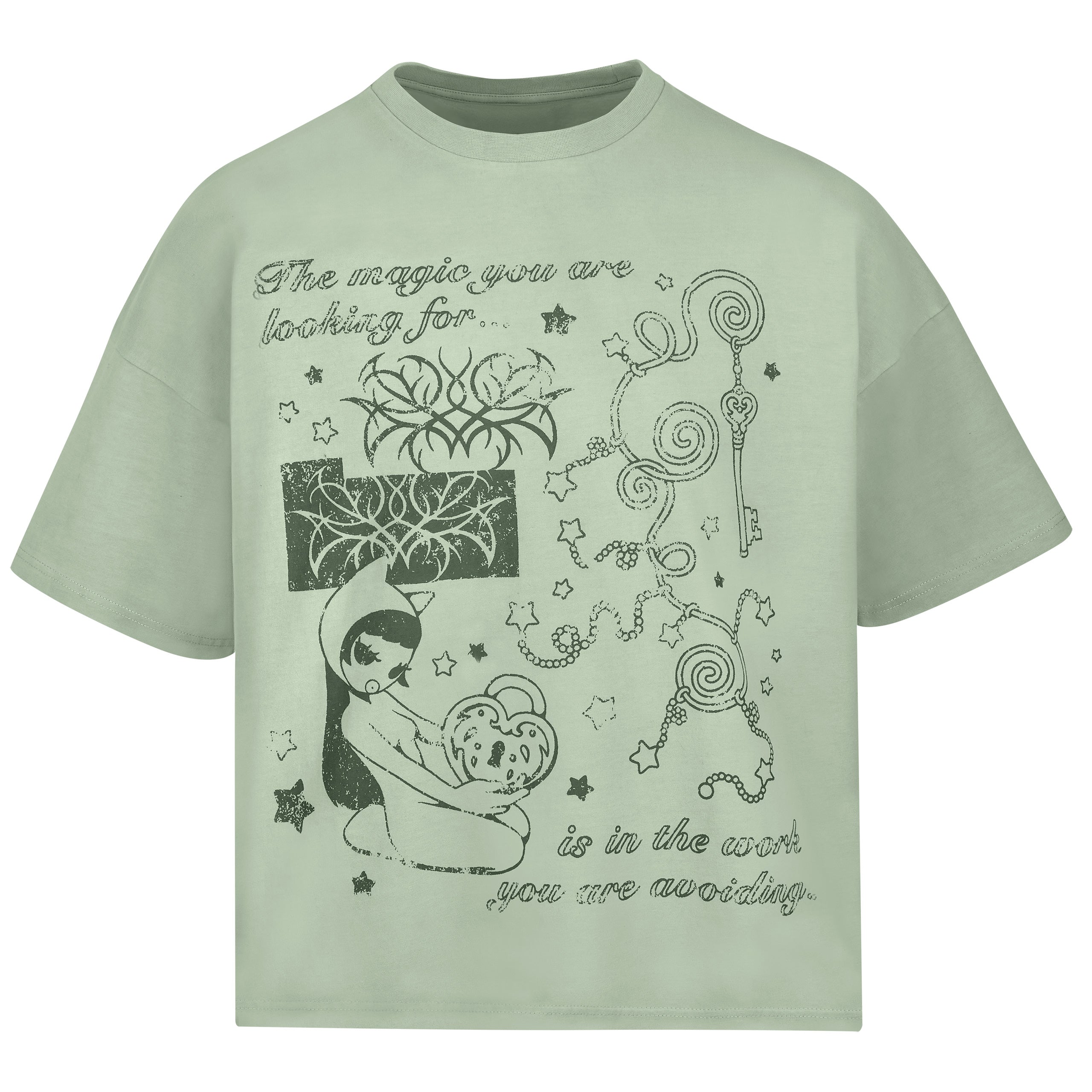 THE KEY T-SHIRT SAGE [VORBESTELLUNG]