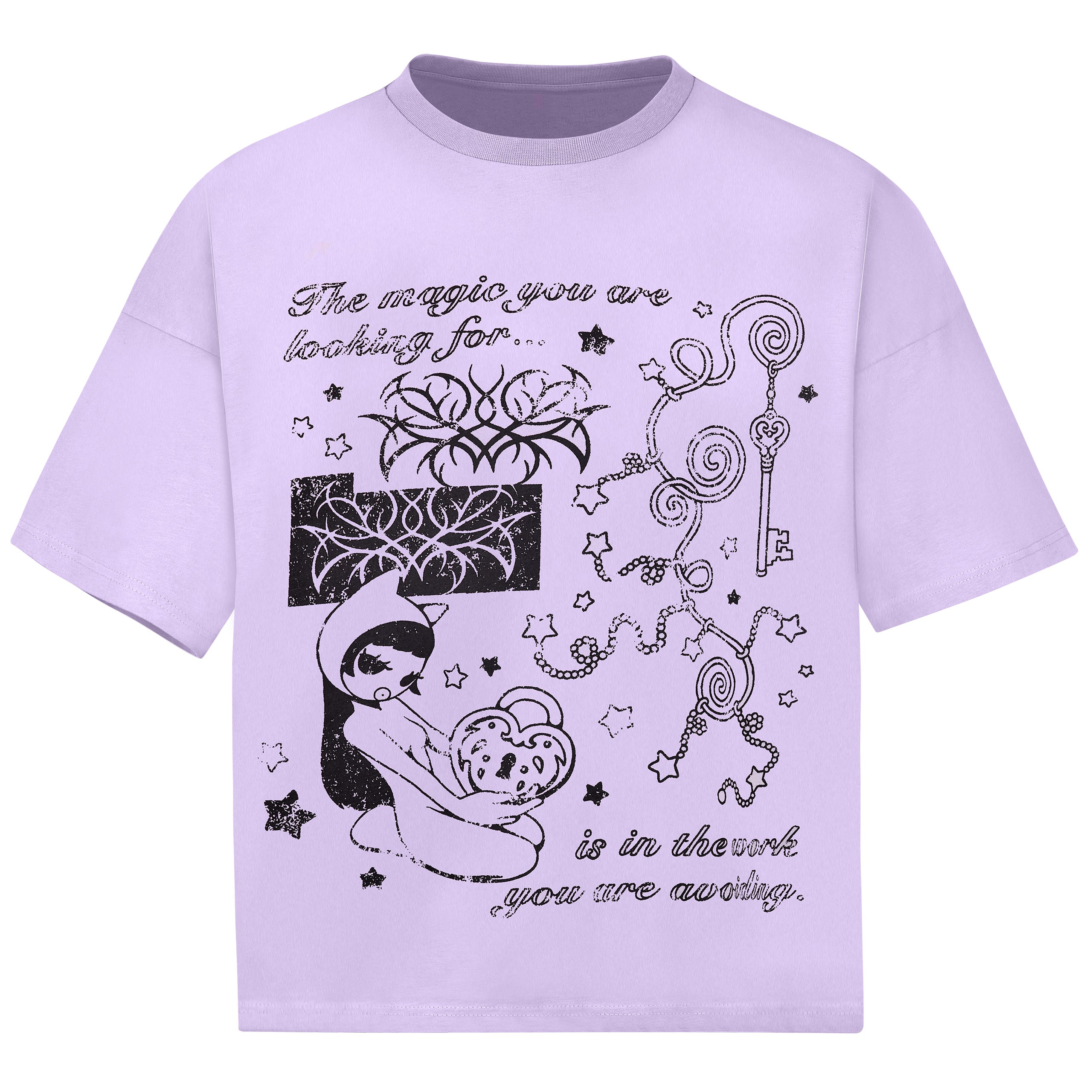 THE KEY T-SHIRT PURPLE