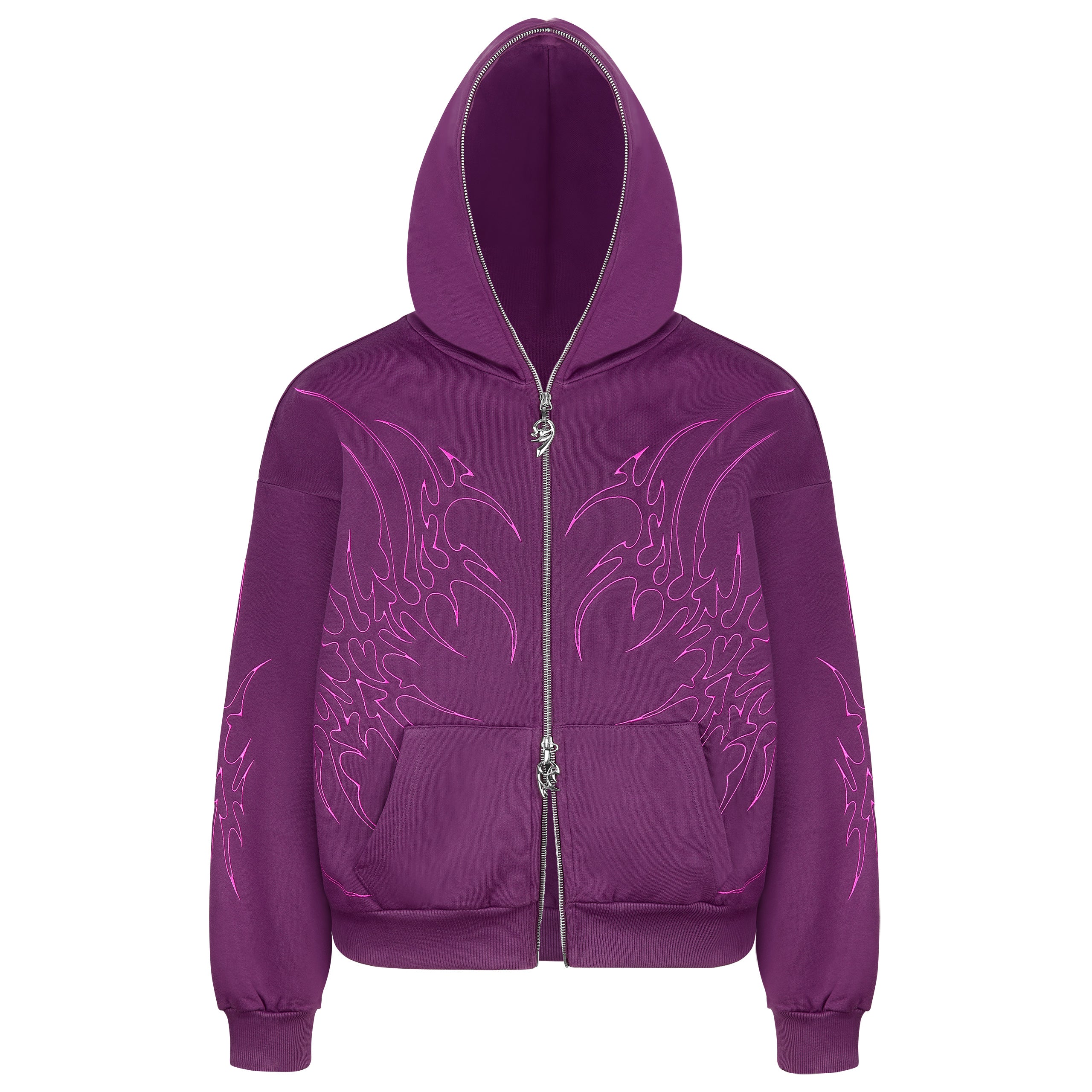 LVL2 HEARTSTRINGS ARMOR ZIPPER PLUM